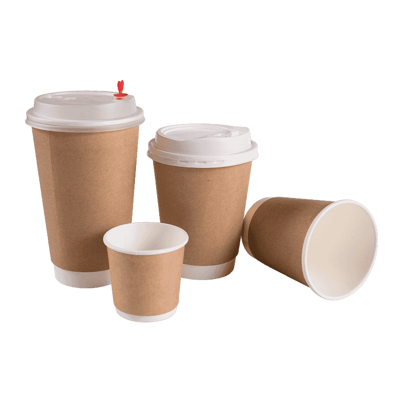 Tazas de café para llevar de doble pared Kraft: una combinación perfecta de protección ambiental y aislamiento