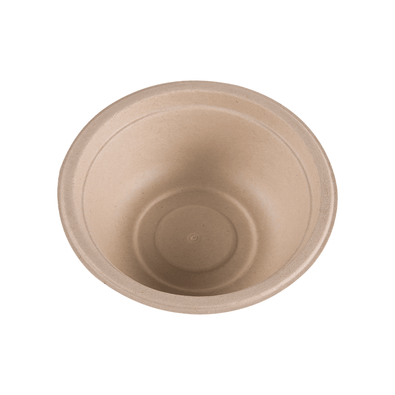 Cuenco redondo desechable, compostable