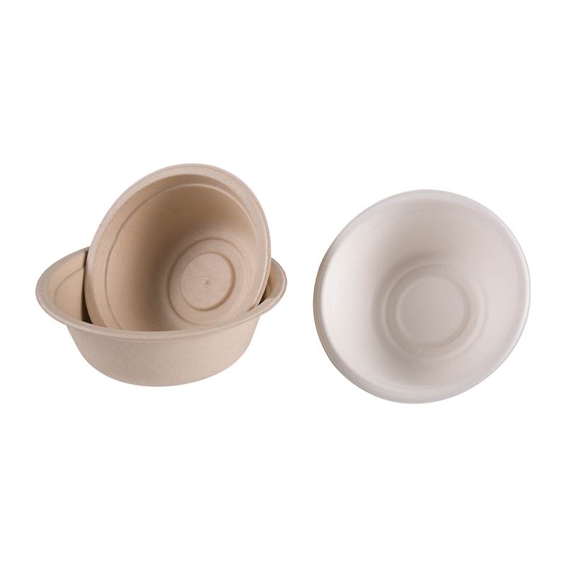 Cuenco redondo desechable, compostable