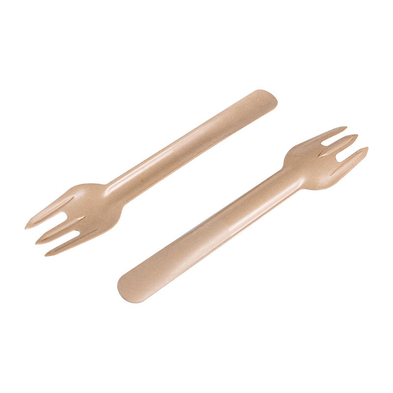 Cuchillo, tenedor y cuchara desechables, ecológicos y biodegradables para pasteles y ensaladas