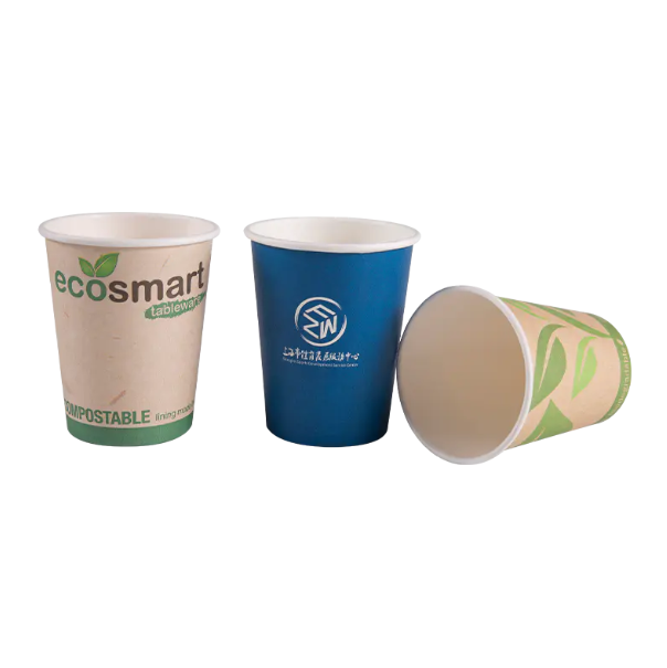 ¿Conoces el principio de degradación de la taza de bebida de papel de pared simple biodegradable desechable?